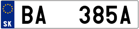 Truck License Plate